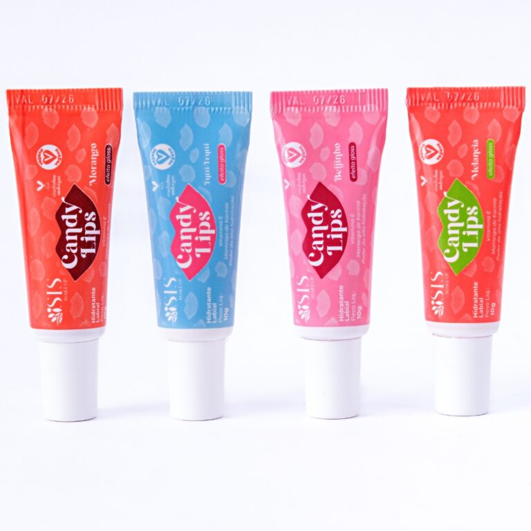 KIT 3 ou 2 Hidratante Labial Carmed Candy Lips ISI