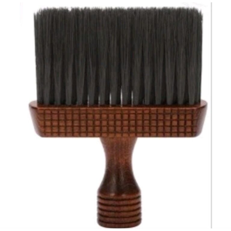 Espanador para Barbeiro Madeira Luxo Profissional