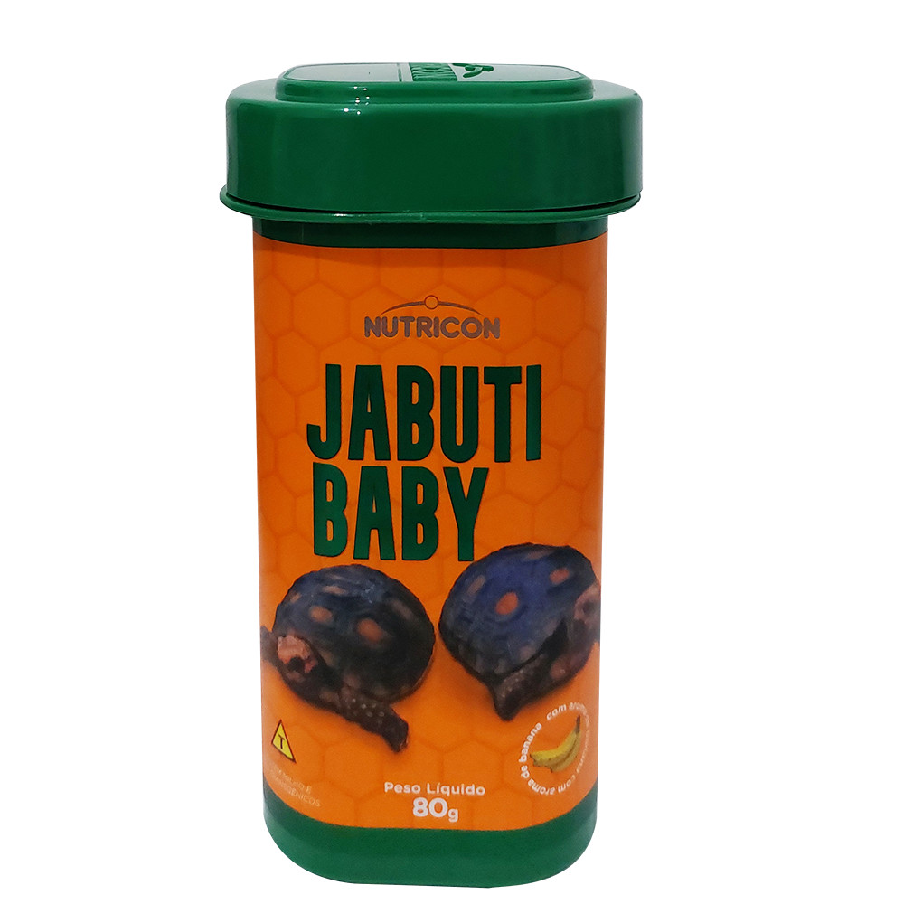 Ração Extrusada Para Jabuti Baby / Filhote Nutricon 80g