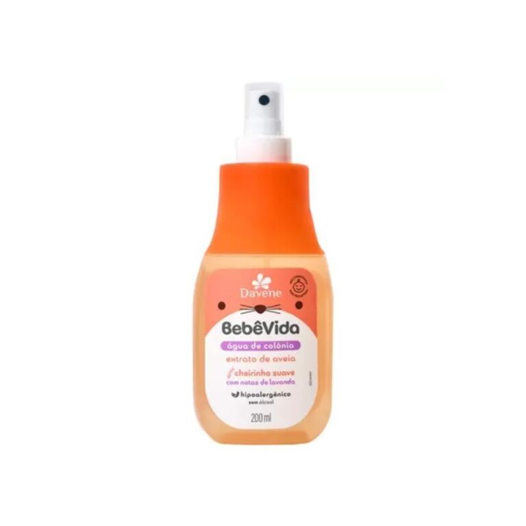 Água de Colônia Bebê Vida Davene 200ml Spray
