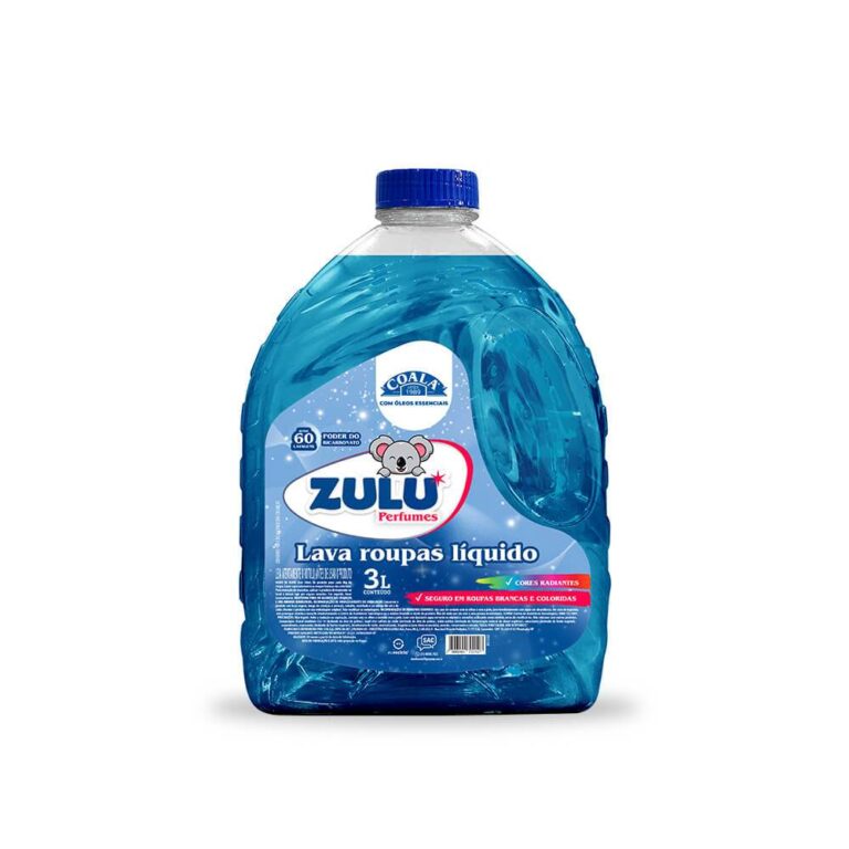 Lava Roupas Liquido Zulu Perfumes / Coala 3L