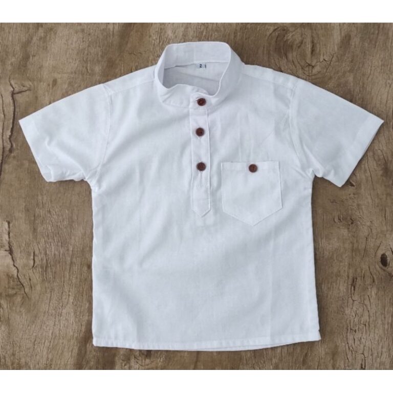 Camisa Gola Padre infantil e juvenil