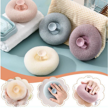 Bola De Banho Esponja Com Ventosa Para Esfoliaçã