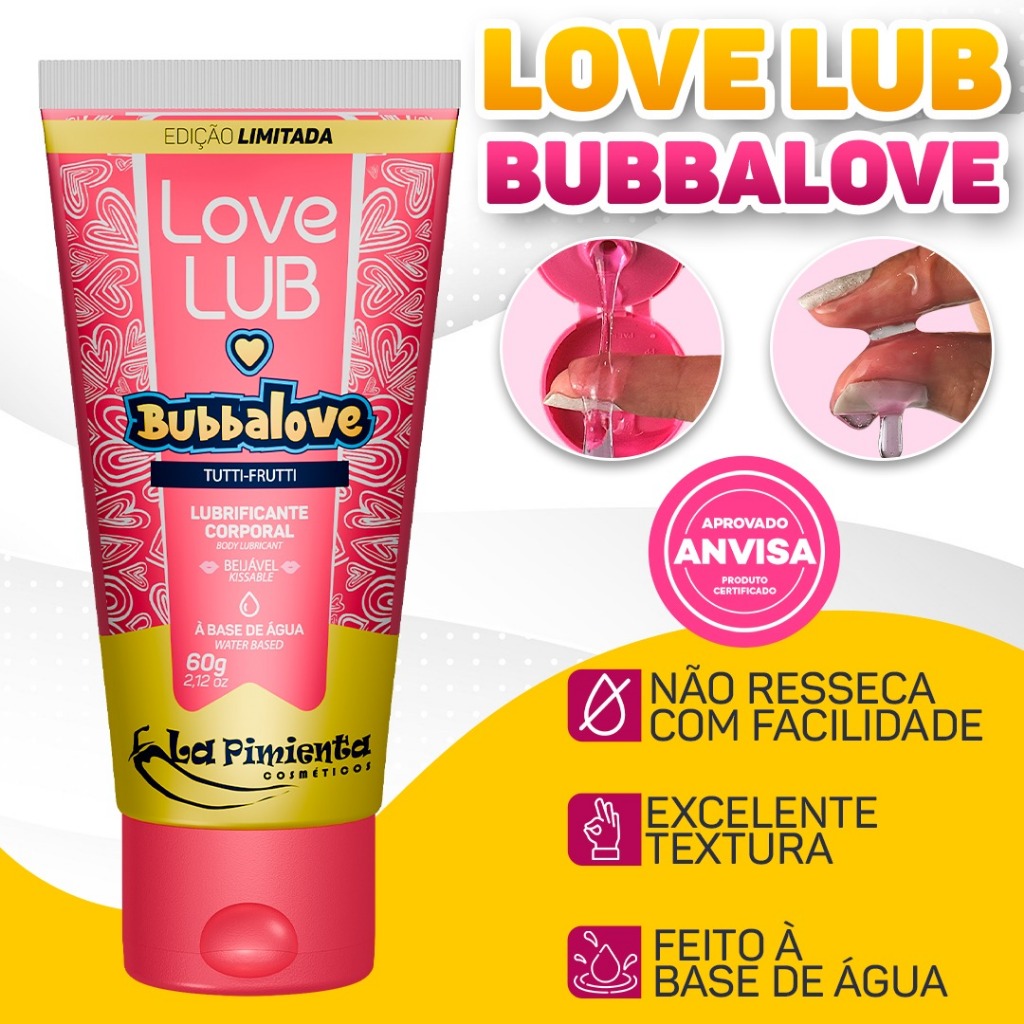 LUBRIFICANTE LAPILOVE GEL BEIJÁVEL ALTO DESLIZE E SABORES DOCES ENVOLVENTES