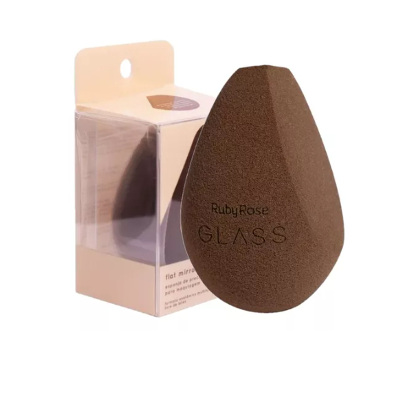 Esponja Ruby Rose De Maquiagem Glass Super Macia C