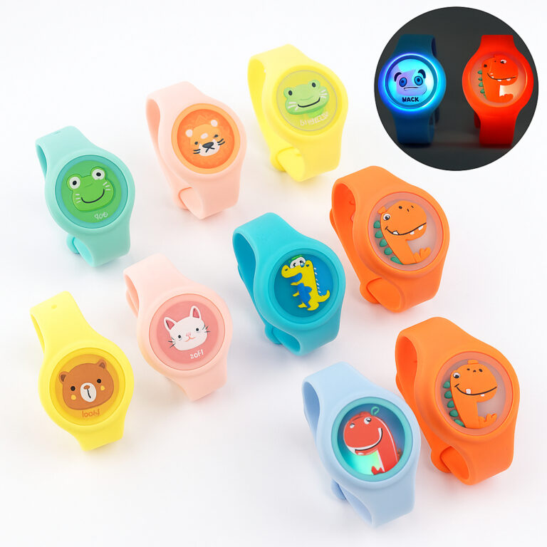 Kit 6 Pulseiras Repelente de Mosquito Infantil com