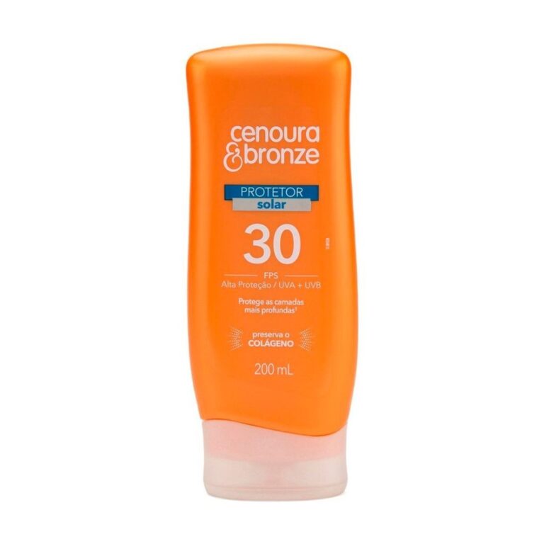 Protetor Solar Cenoura E Bronze FPS 30 200ml