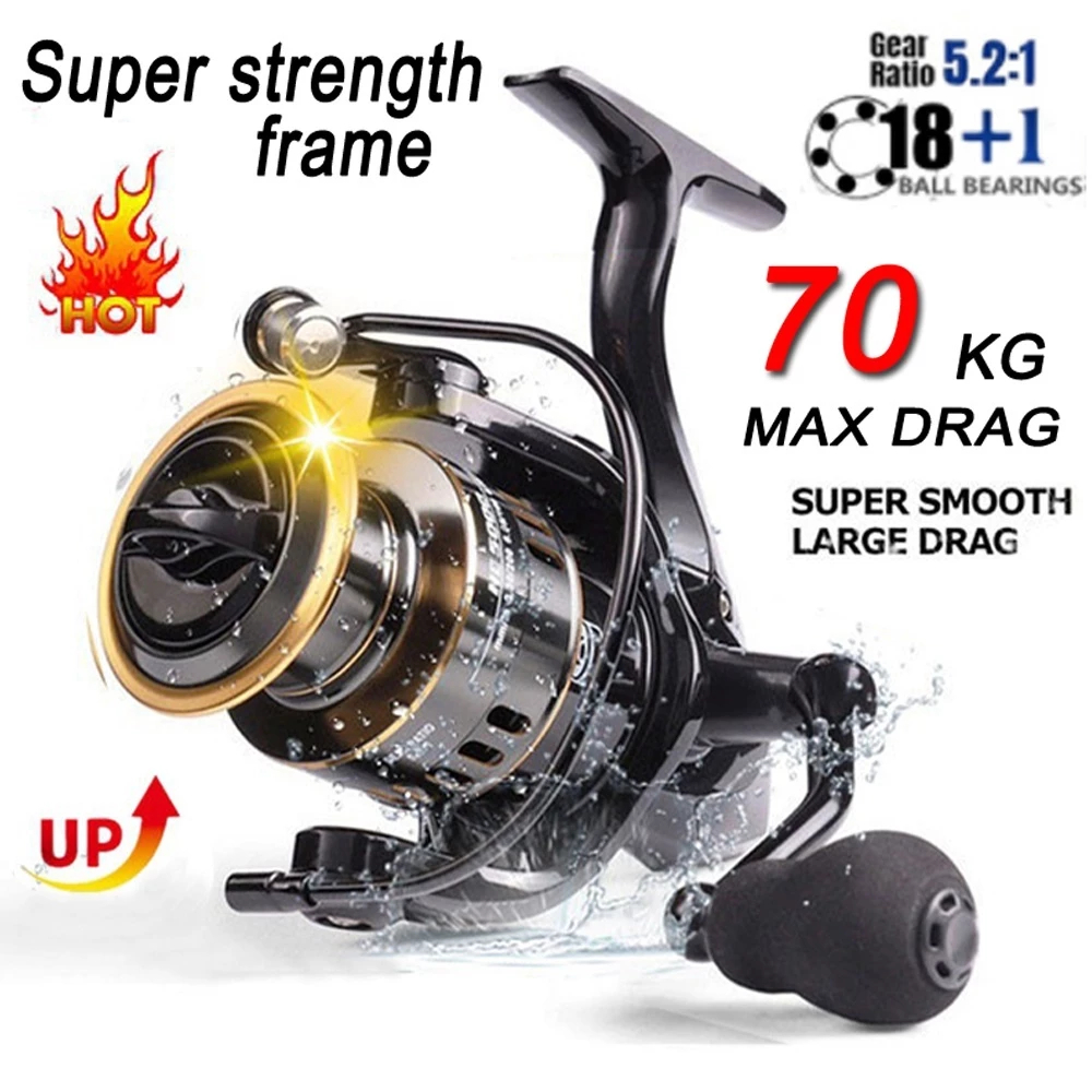90kg Maximum Carretel De Pesca De Resistência , 18 1BB 5 ; 2 1Metal Isca Mão Esquerda Para A Direita