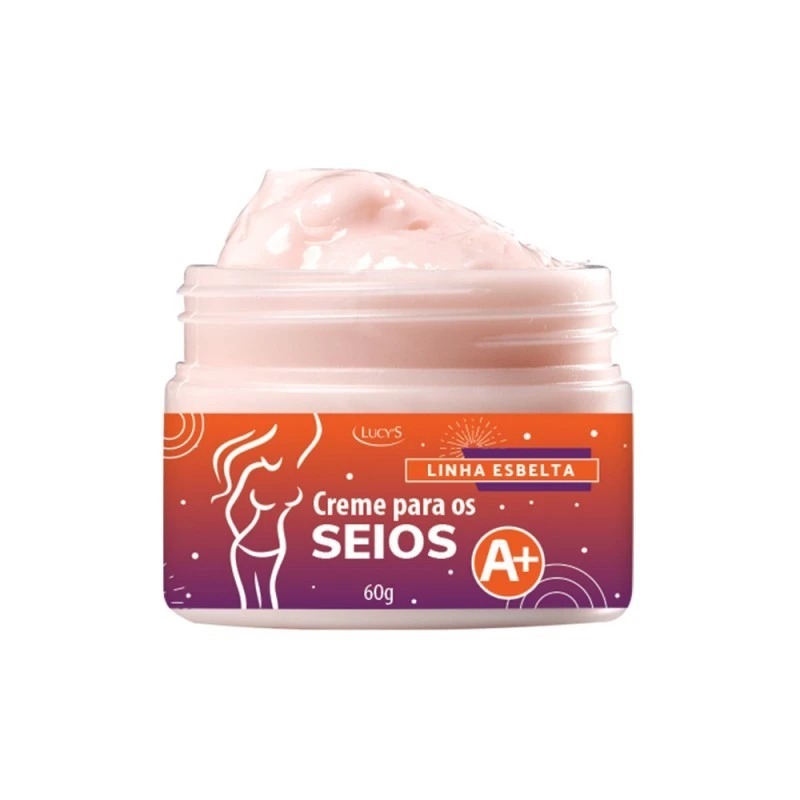Creme para Aumentar e Firmar Seios A+ Lucys com Commipheroline Adipofill Raffermine 60g