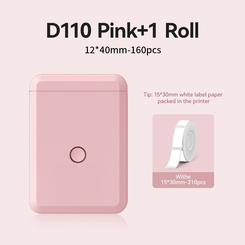 NIIMBOT D110 Impressora Térmica de Etiquetas com Conexão Bluetooth e sem Tinta
