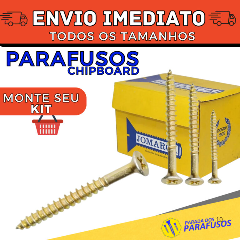 MONTE SEU KIT Parafuso para Madeira MDF Philips Ch