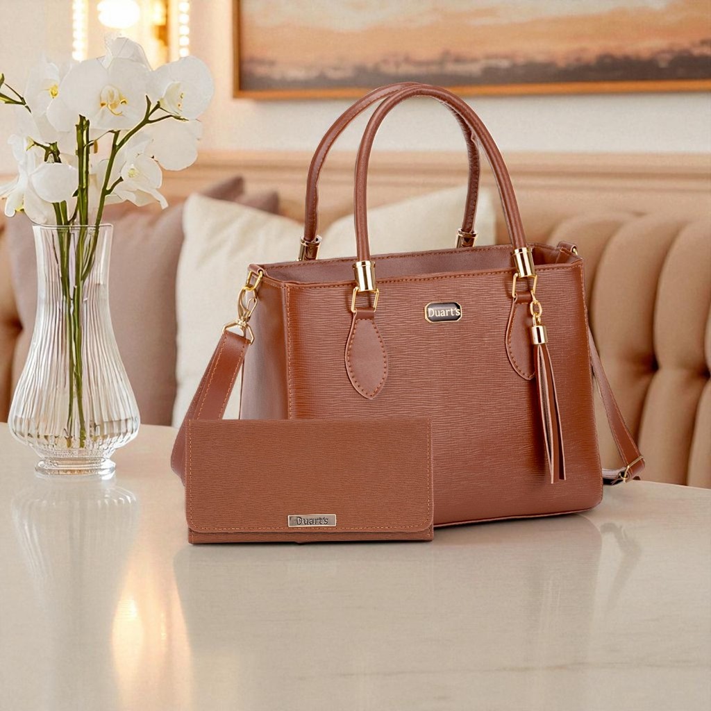Bolsa Feminina Lorena com Alça Removível Kit Bolsa Feminina e Carteira Original  – Oferta Relâmpago