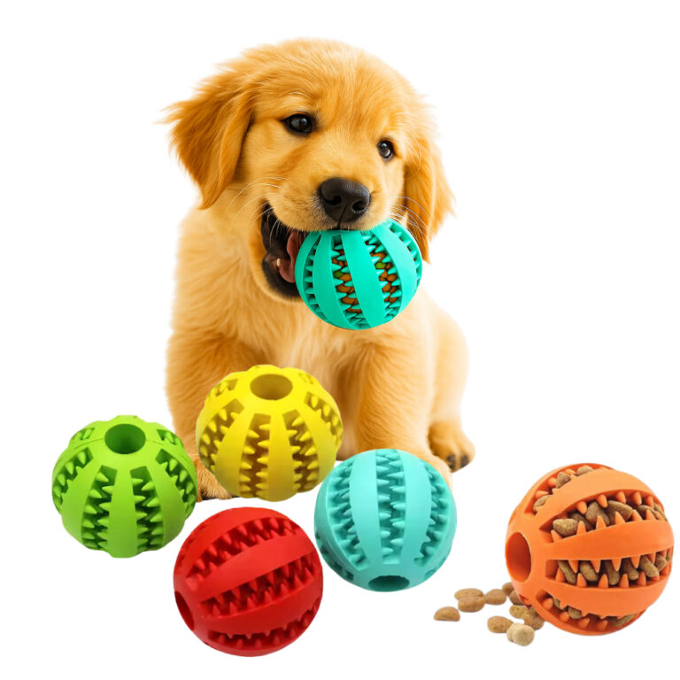 Bola Pet Porta Petisco Mordedor Bolinha Interativo