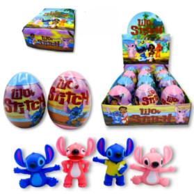Kit 12 Ovos Surpresa Stitch Desenho Animado Filme 