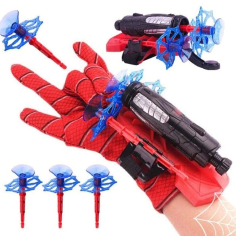 Luva do Homem Aranha Com 1 Ou 2 Unidades Com Lanç