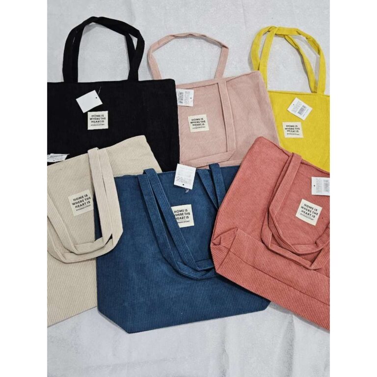 Bolsa EcoBag Veludo 6 Cores Média Com Zíper (40 