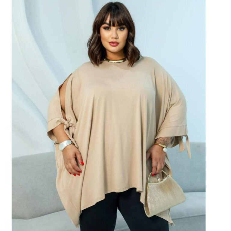 Bata capa estilo boho plus size blusa capa feminin