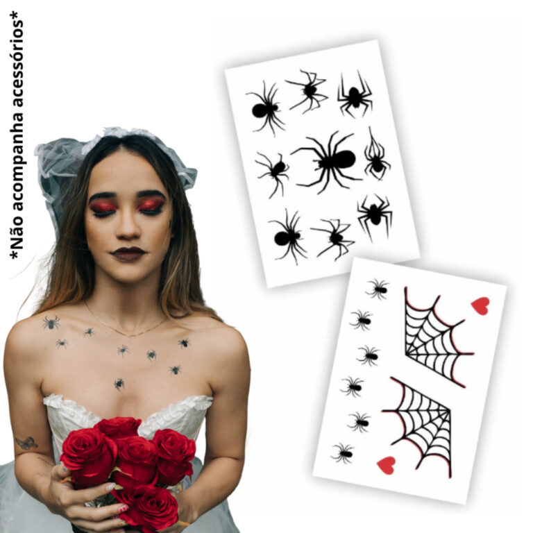 Tatuagem Temporária Infantil Halloween Banca | Ar