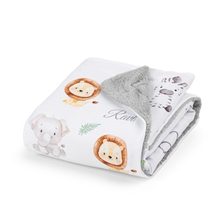 Manta Bebê Personalizada com o Nome do seu bebe  