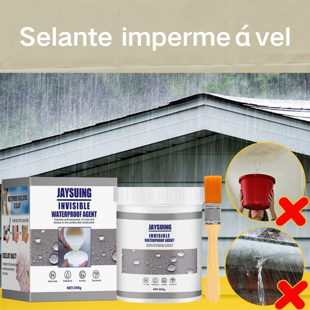 Adesivo impermeabilizante Cola invisível 100/300ML Prevenção de vazamento de tubulação de água Reves
