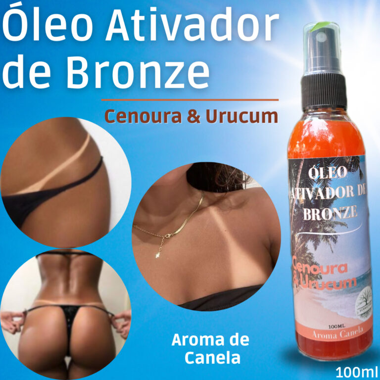 Óleo Ativador de Bronze Cenoura e Urucum