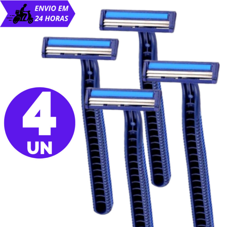 Kit Aparelho De Barbear Descartável Barbeador com