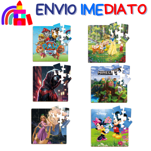 Kit 2 – Jogos Quebra Cabeça Infantil –