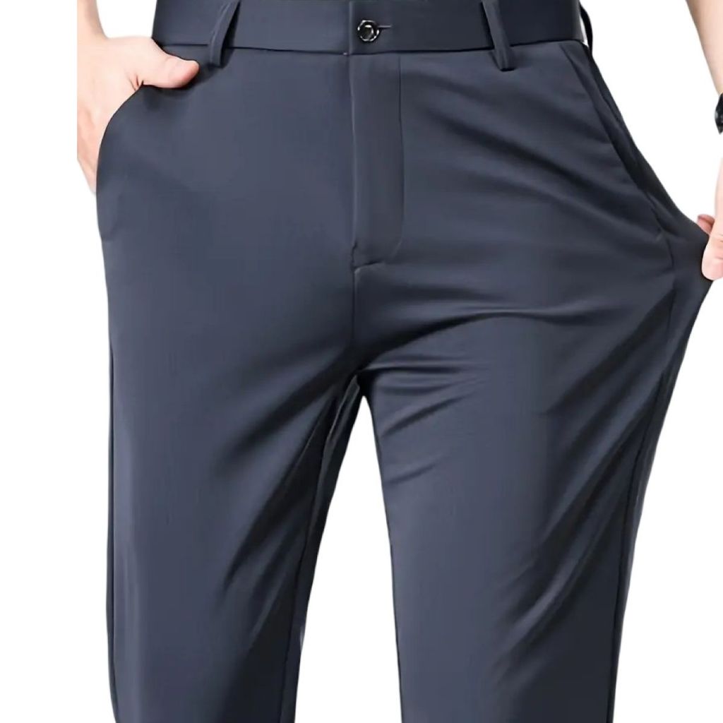 Calça Social Slim de Luxo Masculina Executiva Alfaiataria Oxford – Envio Imediato