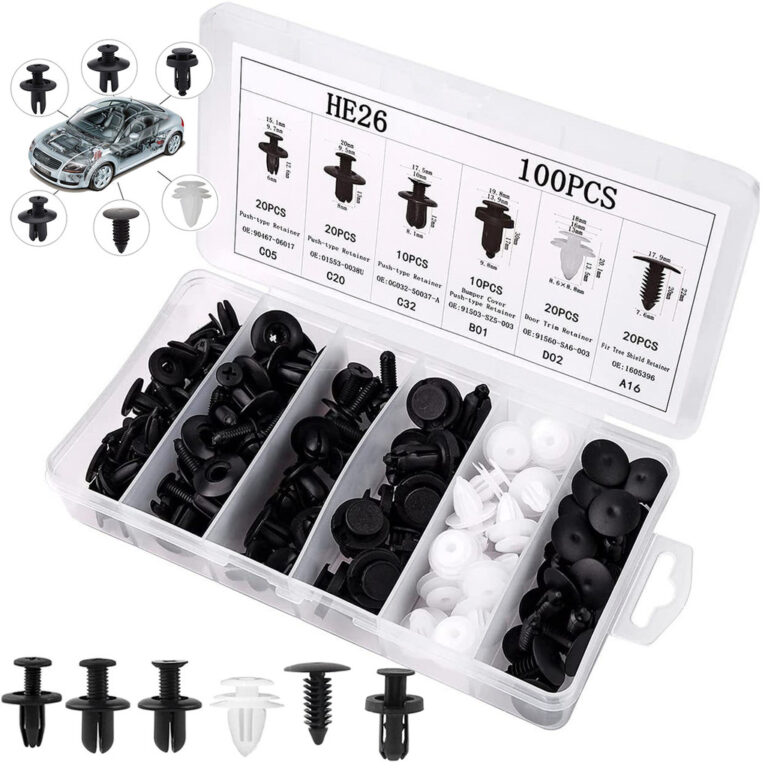 Kit 100 150 800 Presilhas Grampos Fixadores Carro 