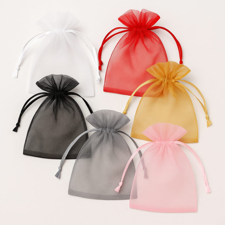 50 ou 100 Saquinho Organza Tule 7×9 9×12