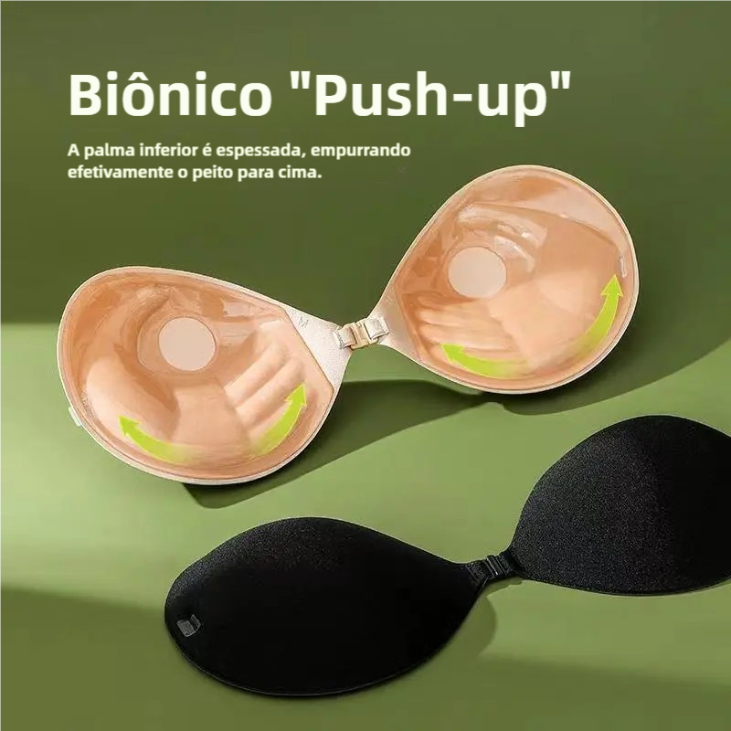 Sutiã adesivo sem alças oculto Sexy adesivos de peito de Silicone feminino Push-Up vestido de casame