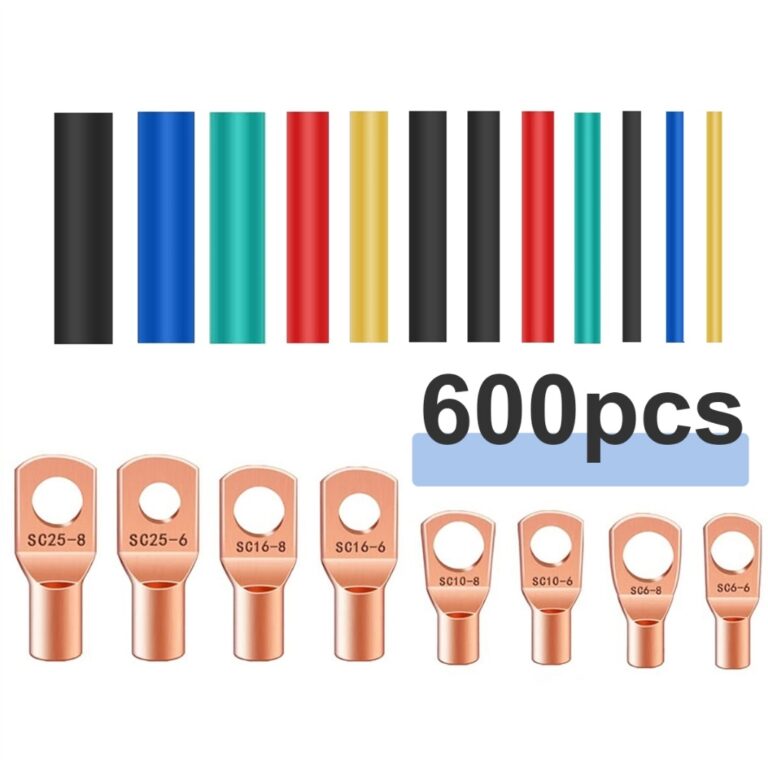 Kit 600 Peças  2 : 1 Tubo De Retráte  Cobre Crim