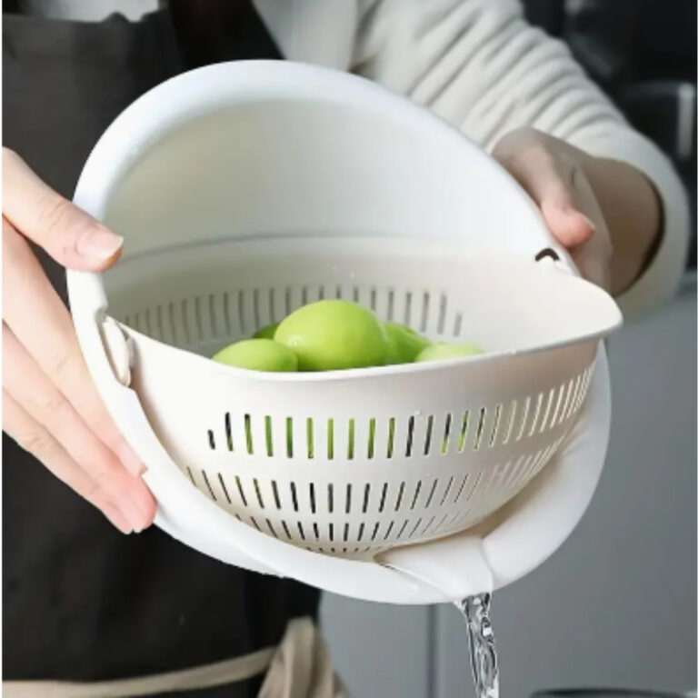 Escorredor multiuso de alimentos legumes arroz fru
