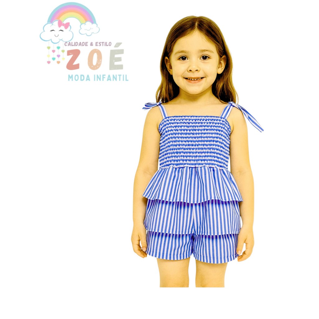 conjunto infantil doce infância