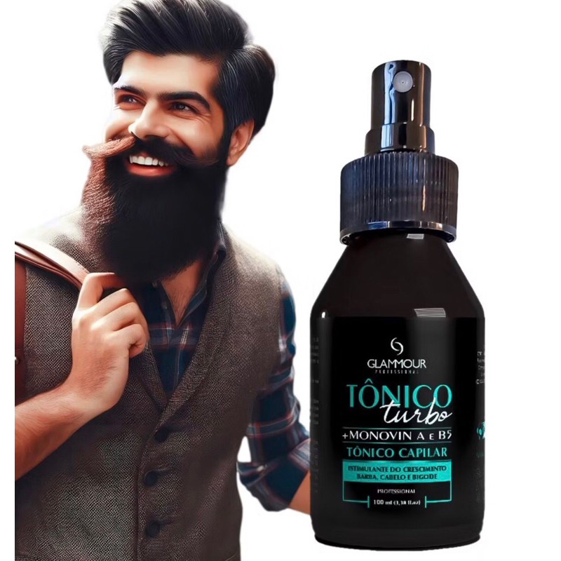 Tônico Capilar Tratamento Antiqueda e Crescimento Cabelo Barba e Bigode (unissex)