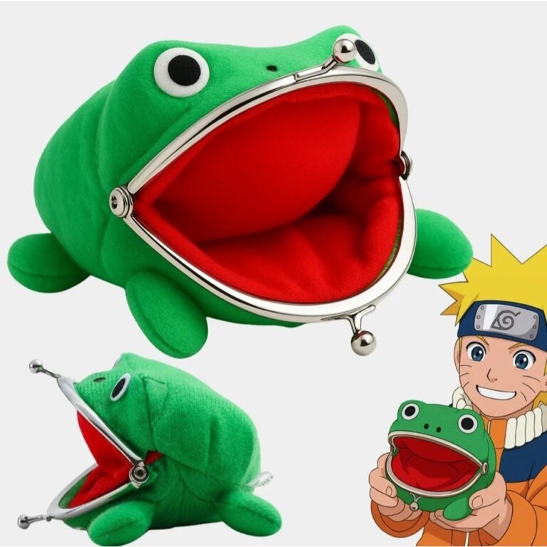 Carteira Porta Moedas Naruto Sapo de Pelúcia Anim