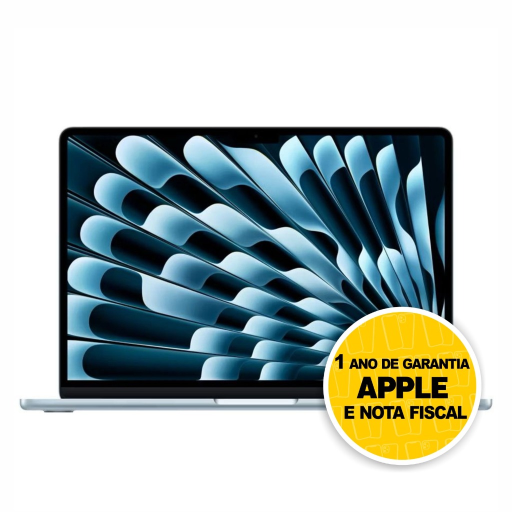 Apple Macbook Air M4 16GB RAM 256GB SSD Tela 13 e 15 Polegadas Novo Lacrado Garantia Apple com NF