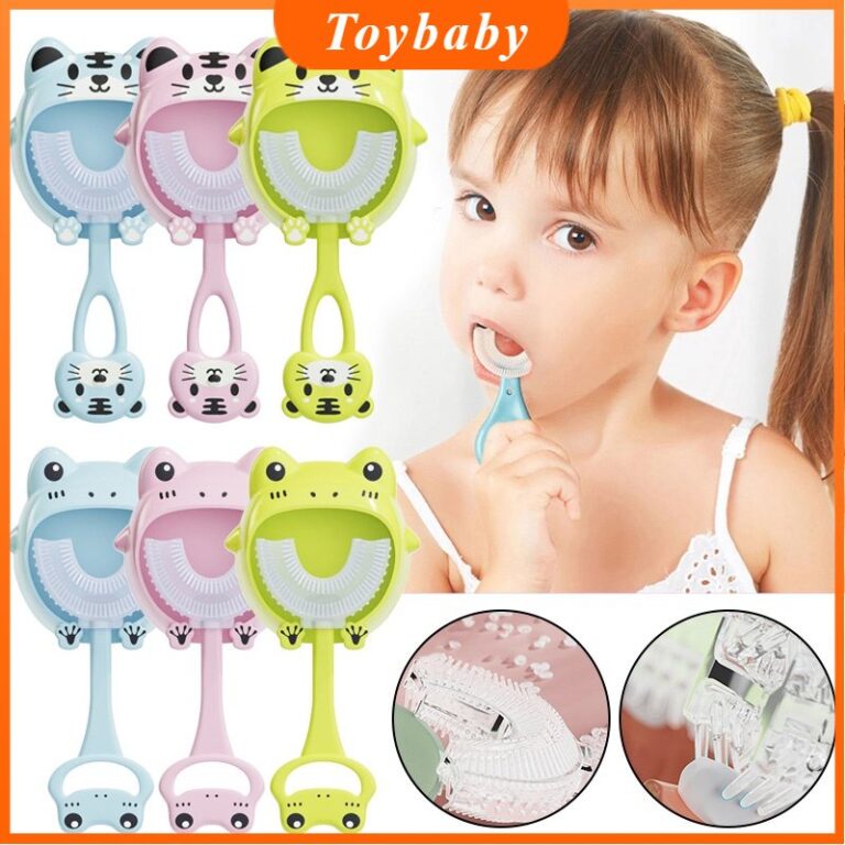 Escova De Dentes Infantil Em Forma De U De 360 Gra