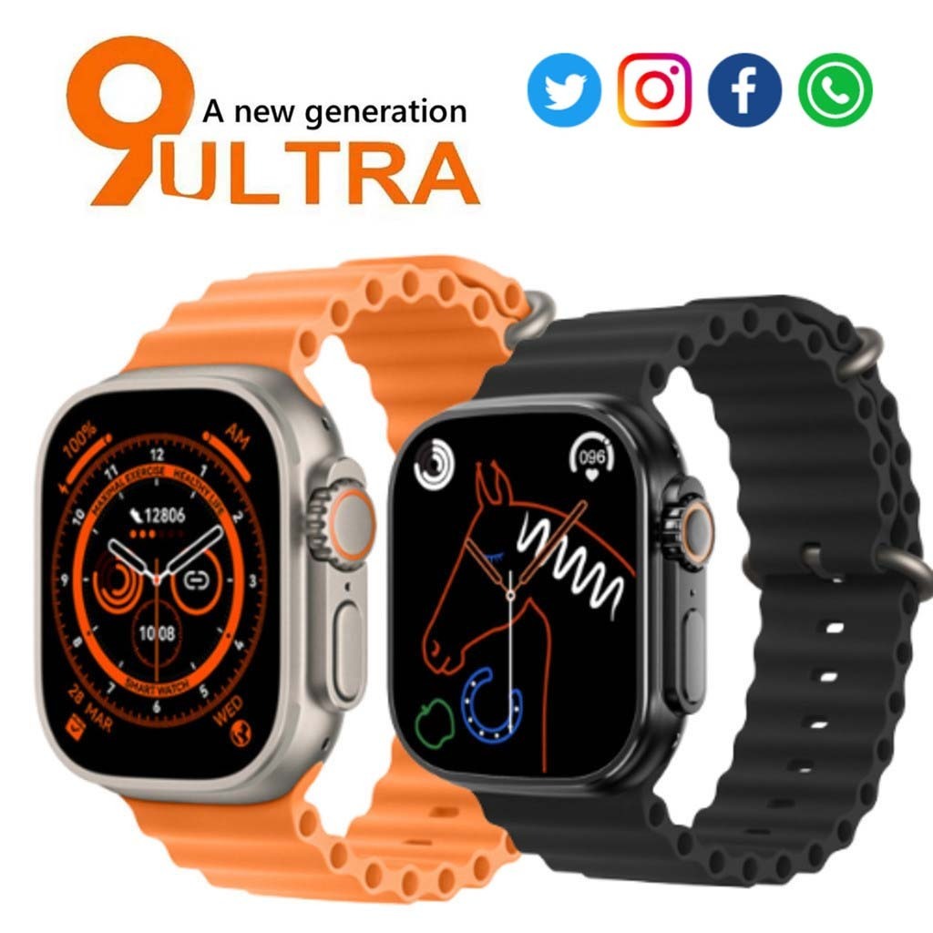 T900 Ultra Smartwatch 9 Ultra Relógio Inteligente Estoque em São Paulo disponível para pronta entreg