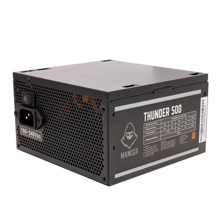 Fonte Mancer Thunder 500W Bronze 80 Plus, MCR-THR5