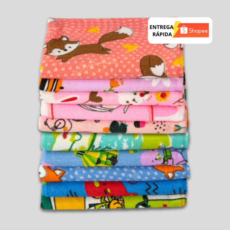 Kit 03 Toalhas De Banho e Praia Infantil Gigante E