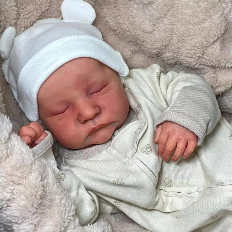 Boneca Reborn Bebê Realista em Vinil Siliconado c