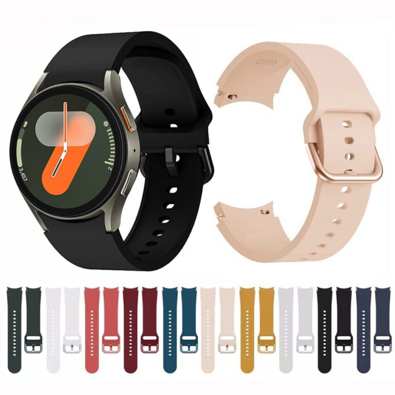 Pulseira de Silicone para Samsung Galaxy Watch 7 6
