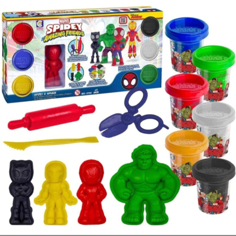 Kit Massinhas Marvel Spidey e Amigos Cotiplas Home