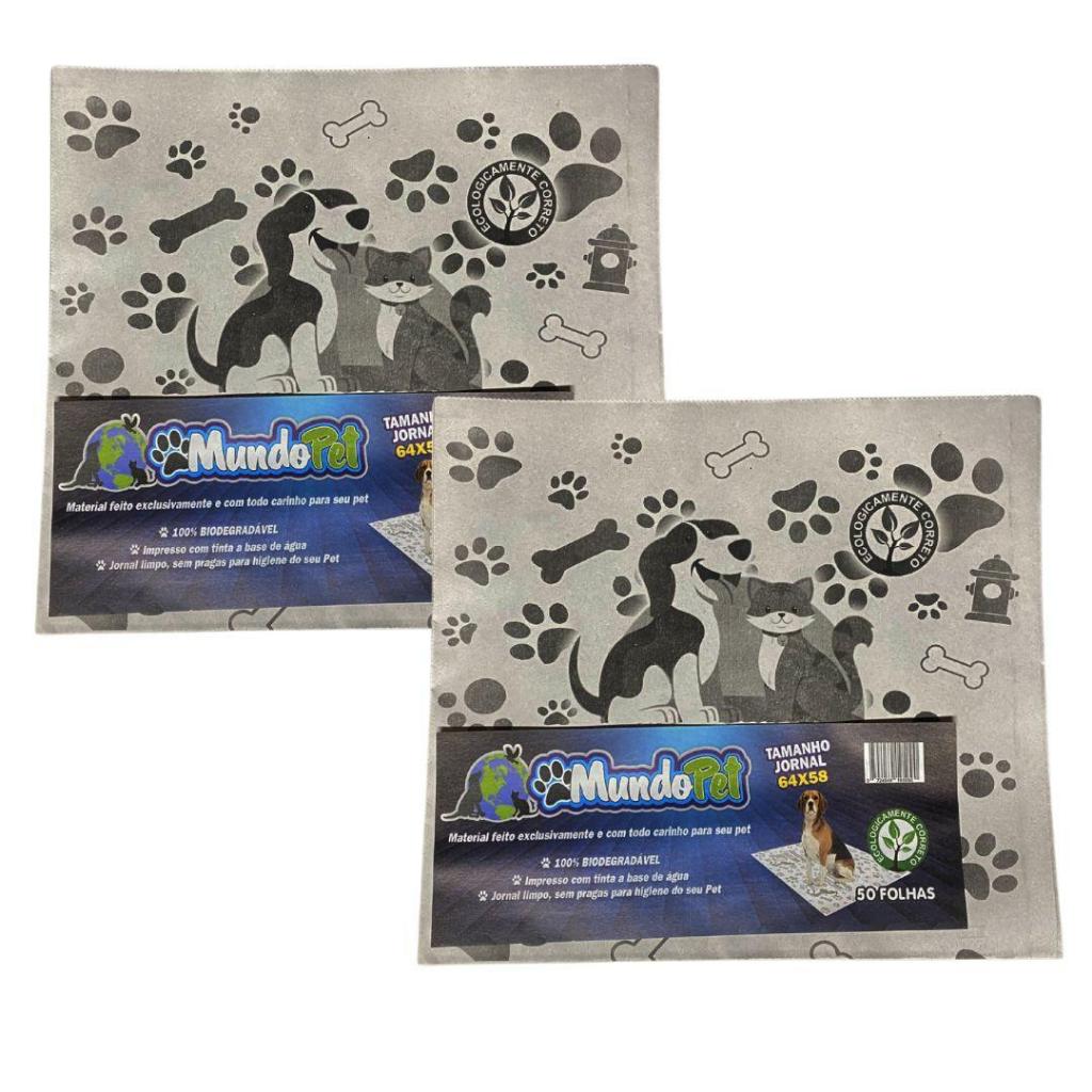 Jornal Pet  Kit 200/150/100/50 Folhas 64×58