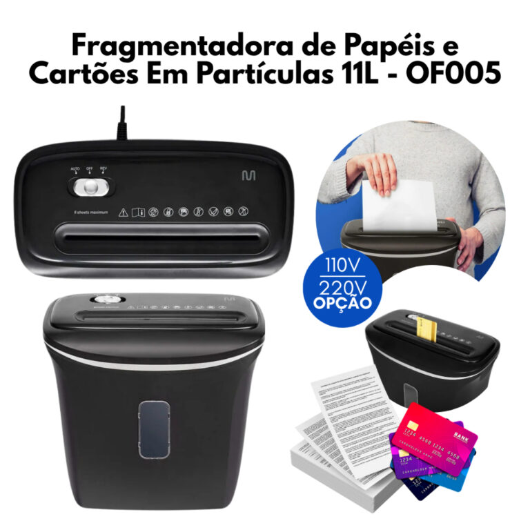 Fragmentadora Picotadora de Papel Multilaser Autom