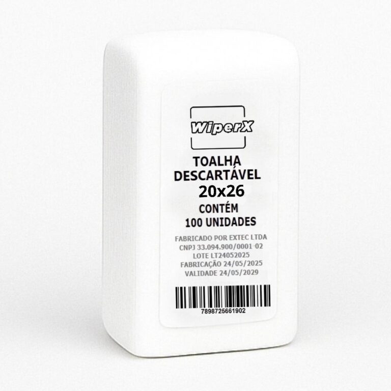 100Un Toalha Lenço Multiuso 20x26cm Pano de Limpe