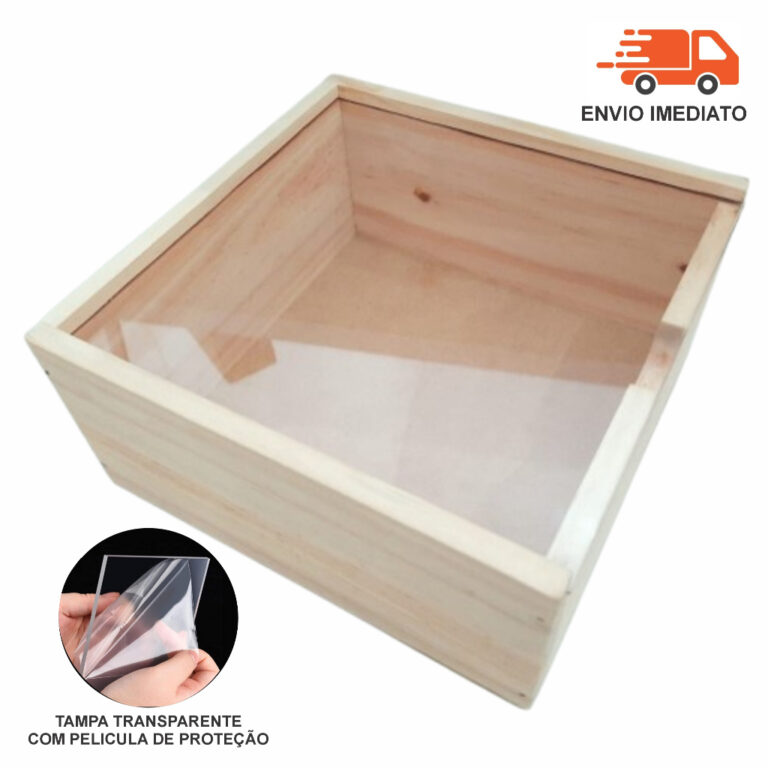 ENVIO IMEDIATO Caixa para Presente em Madeira Pinu