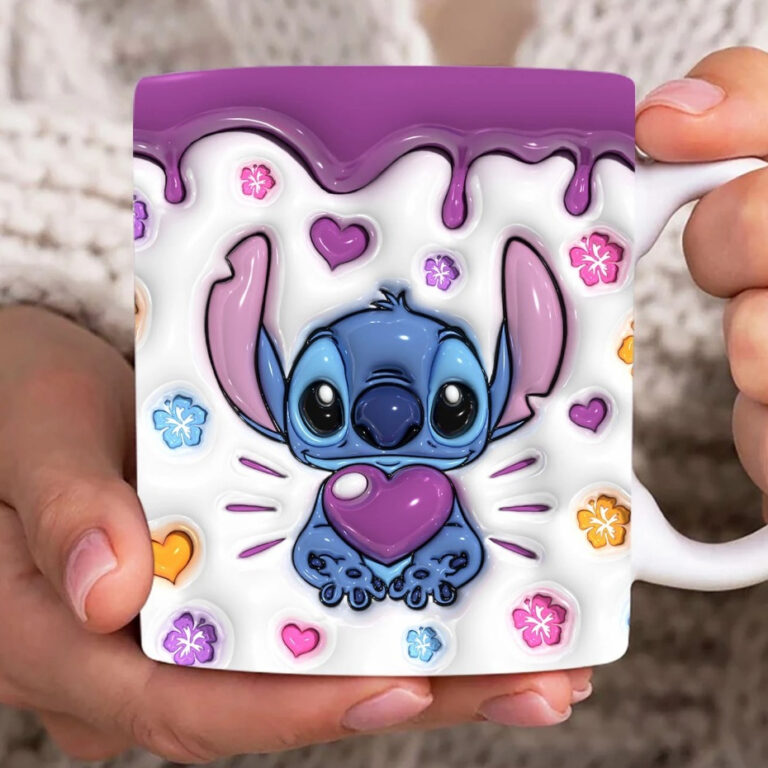 Caneca Xícara Personalizada Lilo e Stitch Disney 