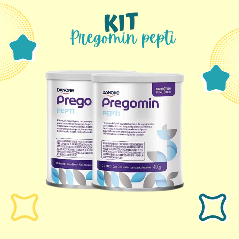 Kit 2 Latas Pregomin Pepti 400g  Fórmula Infantil
